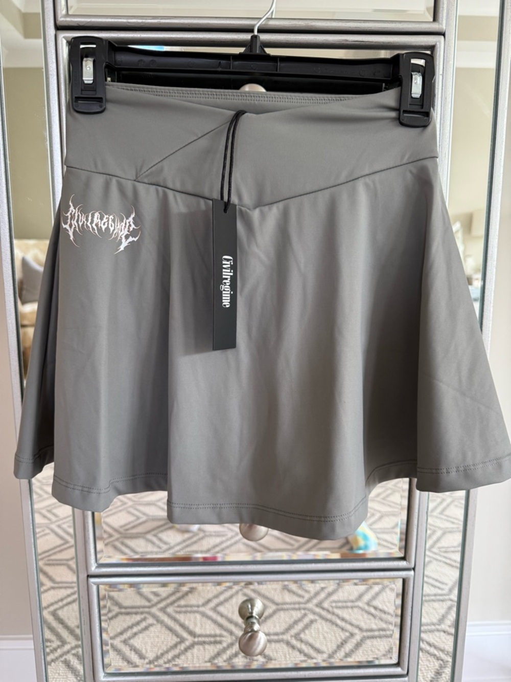 NWT Civil Regime Metal Core Energy Skort